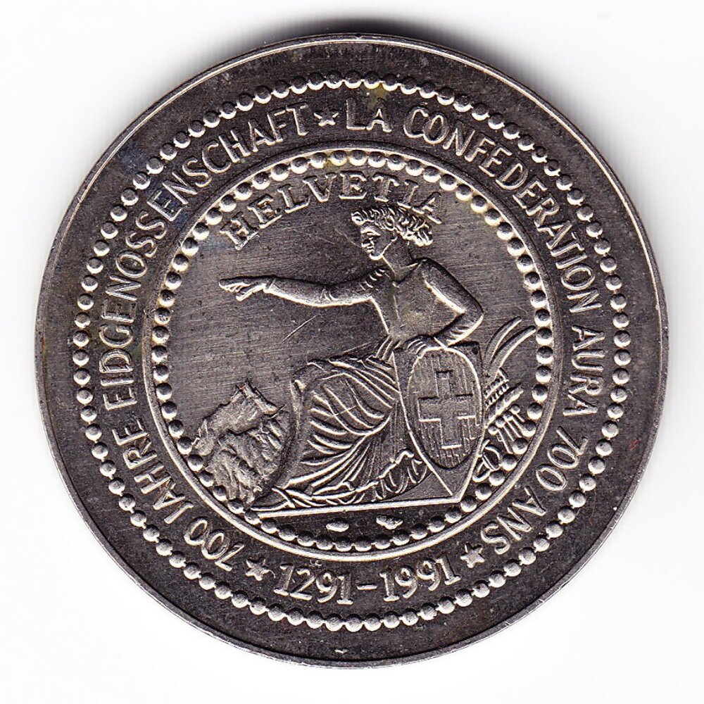 1991 Switzerland Medal (b86)